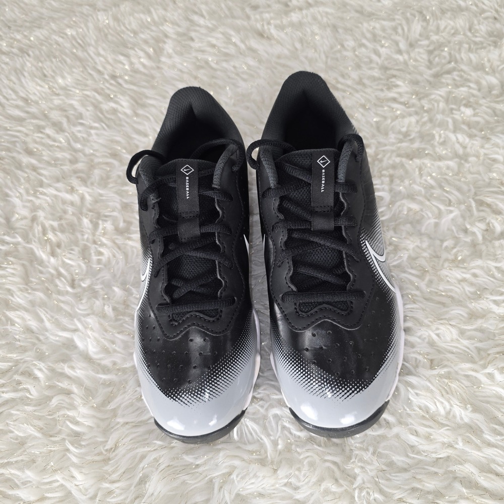 Nike Diamond Alpha Huarache NXT Baseball Cleats Black White‎ Youth 5.5Y - Picture 2 of 8